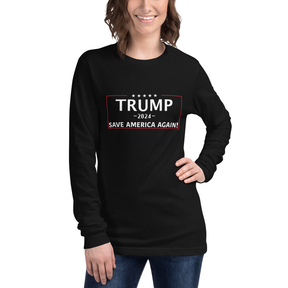 SAVE AMERICA AGAIN Long Sleeve