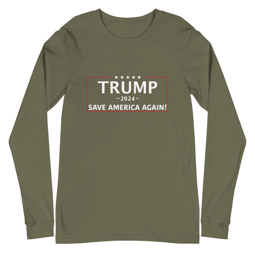 SAVE AMERICA AGAIN Long Sleeve