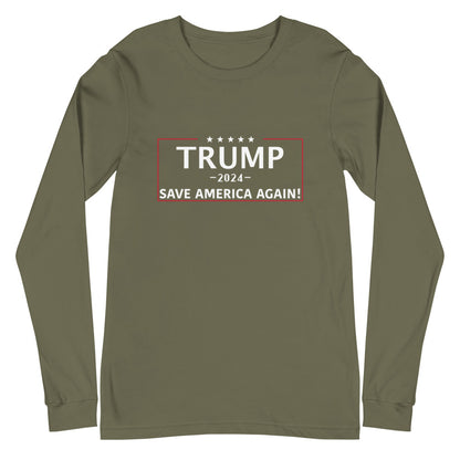 SAVE AMERICA AGAIN Long Sleeve